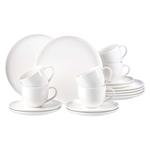 RITZENHOFF&BREKER Kaffeeservice Skagen - 18-tlg., Porzellan, wei&szlig;