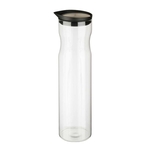 APS Glaskaraffe - 1,2l, Edelstahldeckel, ohne Griff