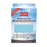 BALLISTOL Premium-Set Mikrofasertücher - 2x sortiert, beige/blau