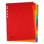 DONAU Register - blanko, Karton, A4, 10 Blatt, 5-farbig