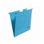 FALKEN Hängemappe - A4, 230 g/qm, seitlich offen, blau