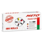 METO Tintenrollen für Preisauszeichner, schwarz, geeignet für Classic S/M + ProLine S/M