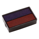 COLOP Ersatzkissen E/10/2 blau/rot