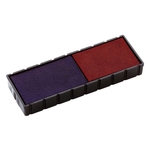 COLOP Ersatzkissen E/12/2 blau/rot