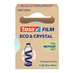 TESA Klebefilm PET Eco & Crystal - 19mm x 10m, kristallklar