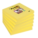 POST-IT Haftnotiz Super Sticky Notes - 76 x 76 mm, 6x 90 Blatt, narzissengelb