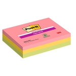 POST-IT Haftnotizblock Super Sticky Meeting Notes - 203 x 152 mm, neonfarben, 3x 75 Blatt