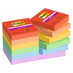 POST-IT Haftnotizblock Playful - 47,6 x 47,6 mm, 12x 90 Blatt, sortiert