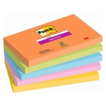 POST-IT Haftnotizblock Boost - 76 x 127 mm, 5x 90 Blatt, sortiert