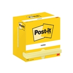 POST-IT Haftnotizblock - 76 x 127 mm, gelb, 12x 100 Blatt Karton