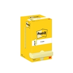 POST-IT Haftnotizblock Z-Notes - 76 x 76 mm, gelb, 12x 100 Blatt Karton