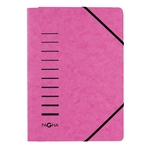 PAGNA Gummizugmappe - A4, 150 Blatt, Presssan, dunkelrosa