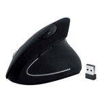 MEDIARANGE Maus MROS232 - ergonomisch, 6 Tasten, optisch, kabellos, schwarz, Rechtshänder