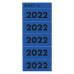 LEITZ 1422 Inhaltsschild 2022 - selbstklebend, 100 St&uuml;ck, blau