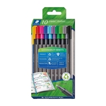 STAEDTLER Feinschreiber triplus® - 0,3 mm, 10 Farben