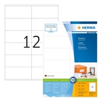 HERMA 4635 Etiketten Premium - 105 x 48 mm, weiß, matt, 2400 Stück