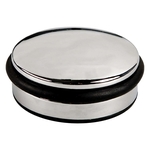 ALCO Türstopper - Ø 10 cm, flach, chrom