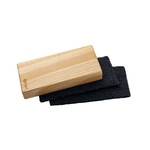 SIGEL Holz-Board-Eraser Reinigungsschwamm - magnetisch, Holz beige, 130 x 60 mm
