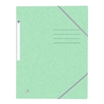 OXFORD Eckspannmappe TOP FILE+ - A4, 390 g/qm, Karton, Gummizug, pastellgrün