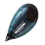 Q-CONNECT Korrekturroller transparent/schwarz nachfüllbar transparent/schwarz 4,2mm x14m