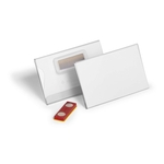 DURABLE Namensschild, Magnet, Kunststoff, transparent, 90 x 54 mm, 25 St&uuml;ck
