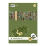 STAUFEN STYLE Ringbucheinlage - LIN28, A4, 50 Blatt, 70 g/qm, kariert mit Randlinien