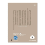 STAUFEN PREMIO Collegeblock LIN 30 - A4, 80 Blatt, blanco, 90 g/qm, sand