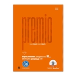 STAUFEN PREMIO Collegeblock LIN 28 Linkshänder - A4, 80 Blatt, 5 mm kariert, 90 g/qm,  orange