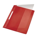 LEITZ 4194 Hefter Exquisit, A4, Überbreite, PVC, rot