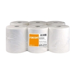 RACON Handtuchrolle Premium - 21 cm x 130 m, 2-lag., hochweiß, 40 g/qm, 6 Rollen