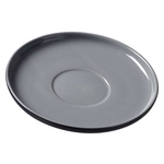 RITZENHOFF&BREKER Kaffee-Untertasse Jasper - Ø 15 cm, Keramik, schwarz, 6 Stück