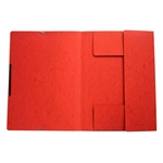 DONAU Gummizugmappe - A4, rot
