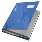 LEITZ 5745 Unterschriftsmappe Design, 18 Fächer, blau