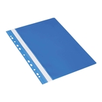 DONAU Schnellhefter - A4, Multilochung, PVC, blau
