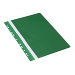 DONAU Schnellhefter - A4, Multilochung, PVC, grün