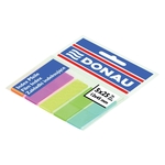 DONAU Indexstreifen, 12x45mm, 5x25 Blatt, farbig sortiert