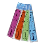 DONAU Lineal Flexi - 15 cm, transparent sortiert