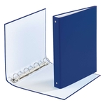 DONAU Ringmappe, A4, 4-Ring, 30mm, blau