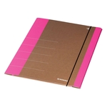 DONAU Gummizugmappe Life, A4, Karton, neonpink