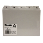 DONAU Leitregister, A7 quer, PP, grau