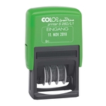 COLOP Green Line S260L - Datumstempel, Eingang, 45 x 24 mm, blau/rot