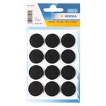 HERMA Filzgleiter - Ø22 mm, schwarz, 12 Stück