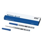 MONT BLANC Kugelschreibermine - M, 2 Minen, royal blue