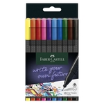 FABER CASTELL Fineliner Finepen Grip - 0,4 mm, 10er Etui