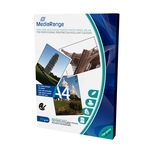 MEDIARANGE DIN A4 Fotopapier für Tintenstrahldrucker, beidseitig hochglänzend, 160g, 50 Blatt