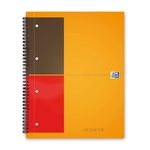 OXFORD International Notebook - Hardcover, A4+, liniert, 80 Blatt, orange
