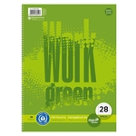 URSUS STYLE Collegeblock LIN28 - A4, 80 Blatt, 60 g/qm, kariert mit Rand