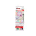 EDDING 1200 Fasermaler colourpen - 1 mm, pastell, 6 Farben sortiert