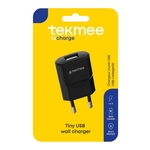 TEKMEE Ladeadapter USB schwarz