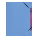 PAGNA Ordnungsmappe Funky School - A4, 5 Fächer, PP, hellblau